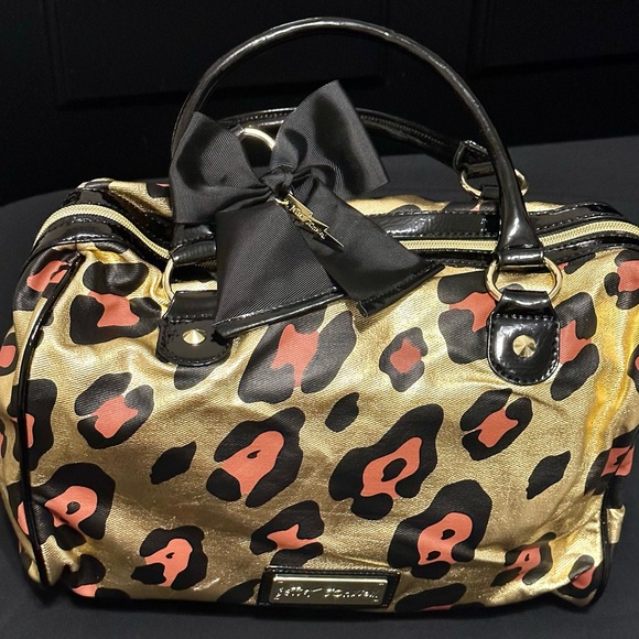 Betsey Johnson Cheetah Satchel - Picture 1 of 3